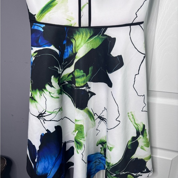 Reed Black & White Print Sleeveless A Line Dress Size XS - Picture 3 of 8